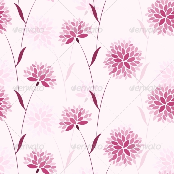 Seamless Vector Flower Elegance Pattern Seamless Vector Flower Elegance Pattern