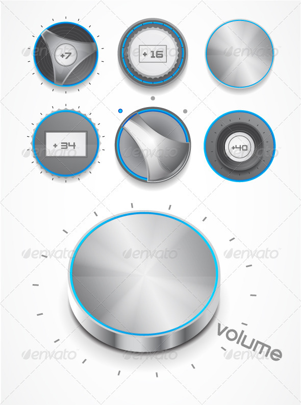 Volume knobs Volume knobs