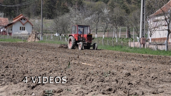 Tractor Plowing a Field 02 4 Videos Tractor Plowing a Field 02 4 Videos