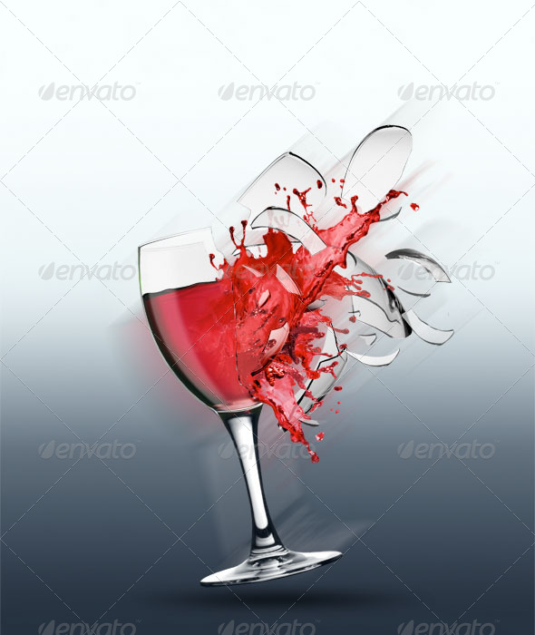 Broken Wine Glass Broken Wine Glass