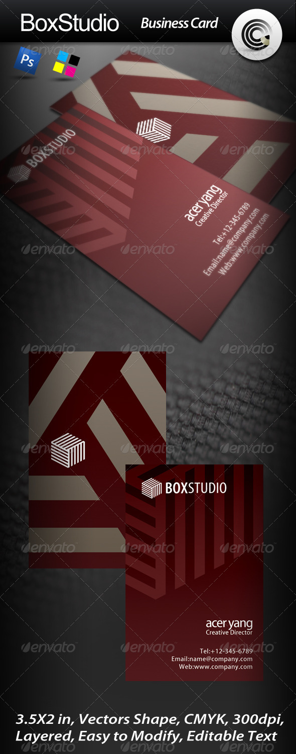 Box Studio Business Card Box Studio Business Card