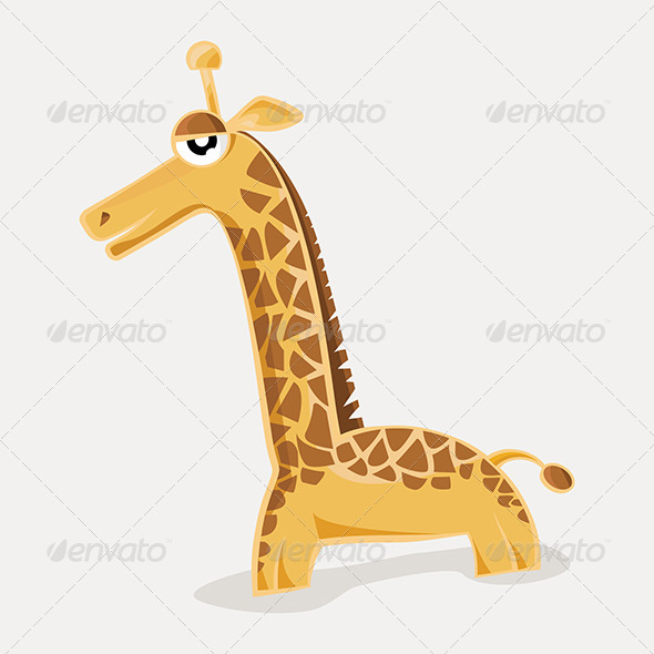 Comic Cute Giraffe Comic Cute Giraffe