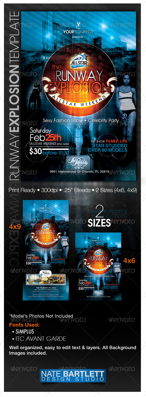 Runway Explosion Template Runway Explosion Template