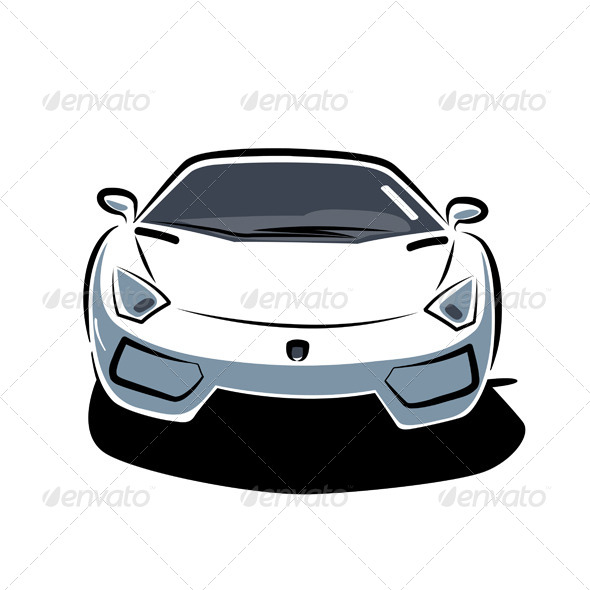 Front of Sport Car Front of Sport Car
