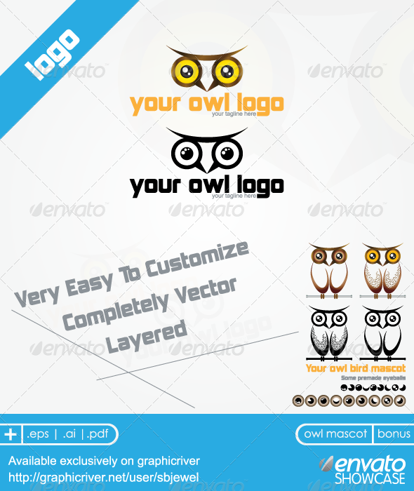 Owl Logo Mascot Templates Owl Logo Mascot Templates
