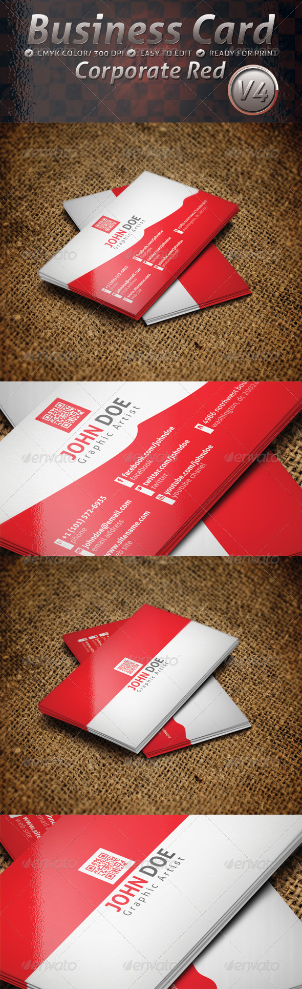 Business Card Corporate V4 - Corporate Business Cards