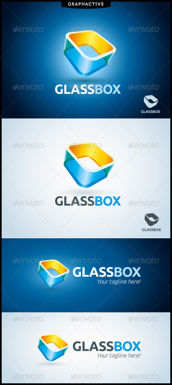 GlassBox Logo Template GlassBox Logo Template