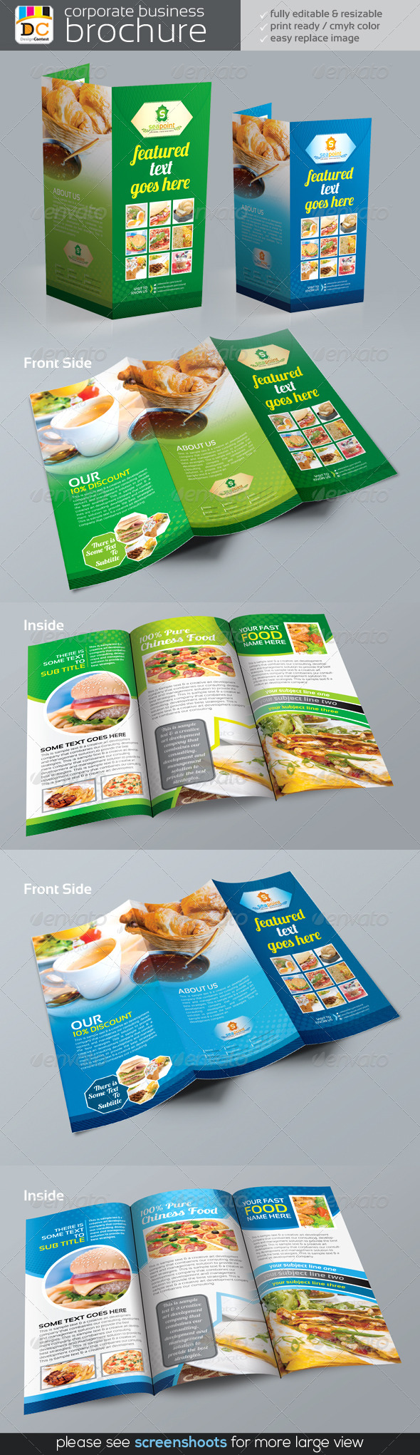 Sea Point Tri-fold Corporate Business Brochure Sea Point Tri-fold Corporate Business Brochure