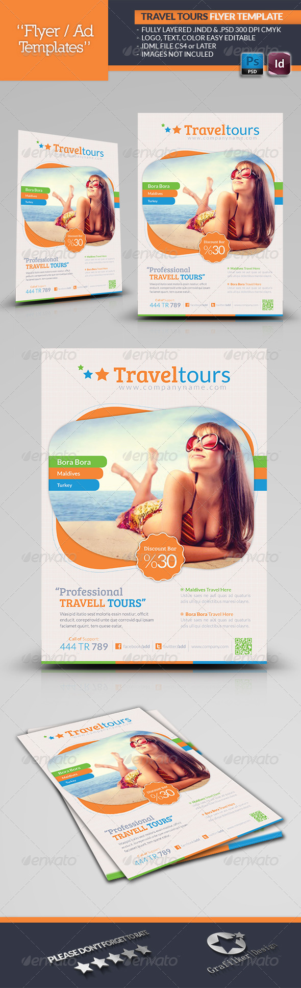 Travel Tours Flyer Template Travel Tours Flyer Template
