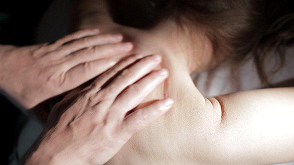 Young Woman Getting Back Massage 2 Young Woman Getting Back Massage 2