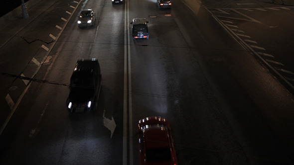 Car Traffic At Night Car Traffic At Night
