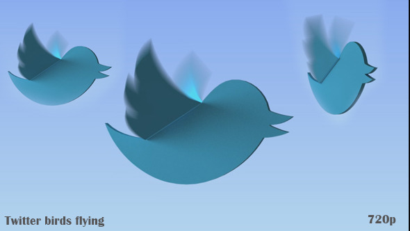 Twitter Birds Flying Twitter Birds Flying