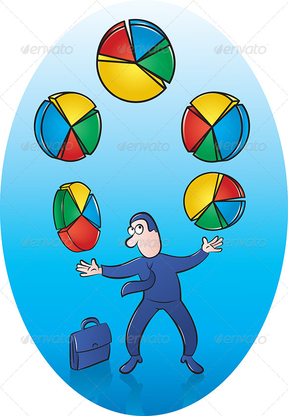Pie Chart Juggler Pie Chart Juggler