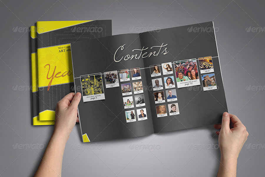 Modern Yearbook Template by zheksha  GraphicRiver