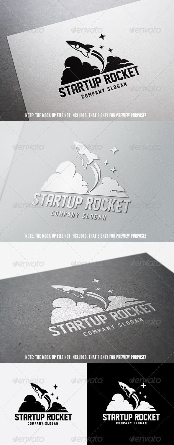 Start Up Rocket Logo Start Up Rocket Logo