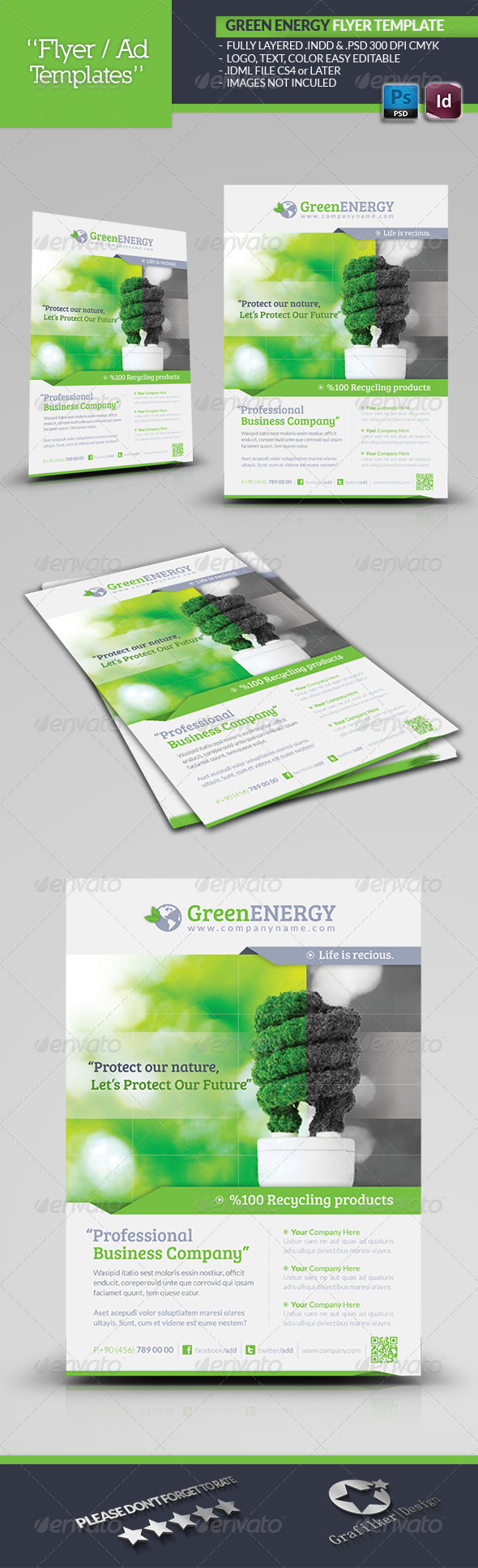 Green Energy Flyer Template Green Energy Flyer Template