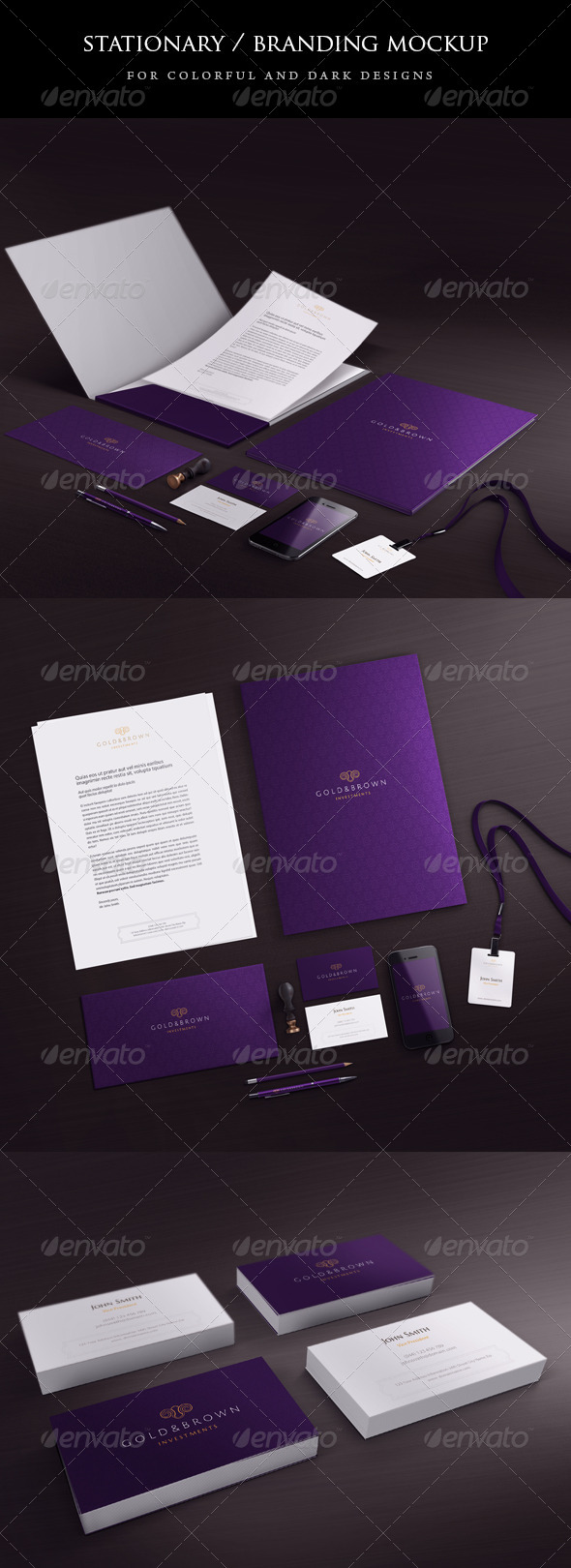 Stationary / Branding mock-up - Stationery Print