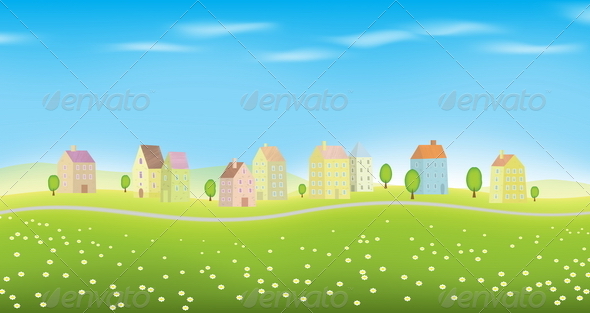Houses on Landscape Houses on Landscape