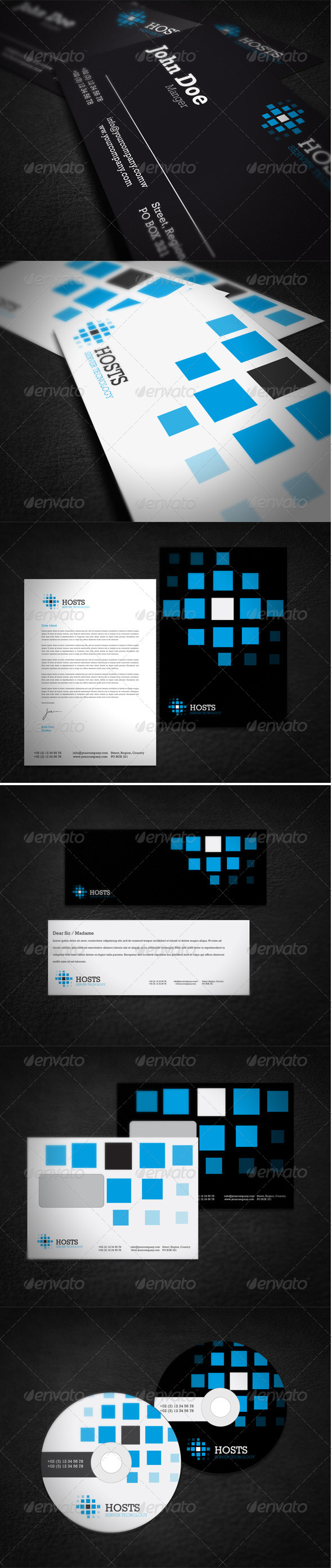 Hosting Company Corporate Identity