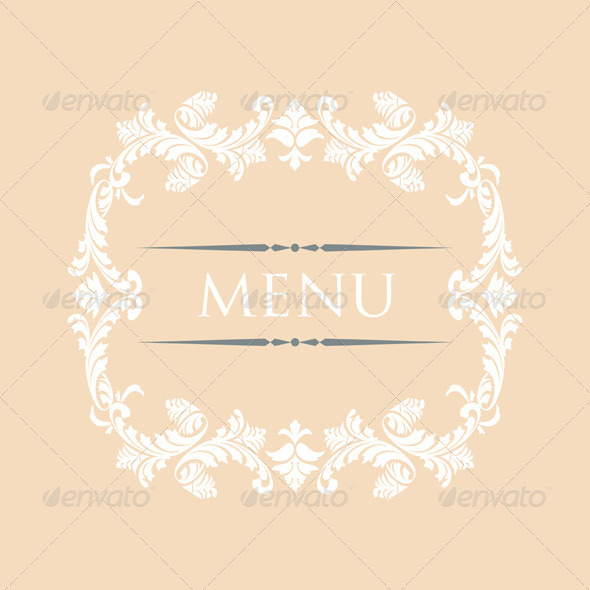 Vintage Menu Cover Design Vintage Menu Cover Design