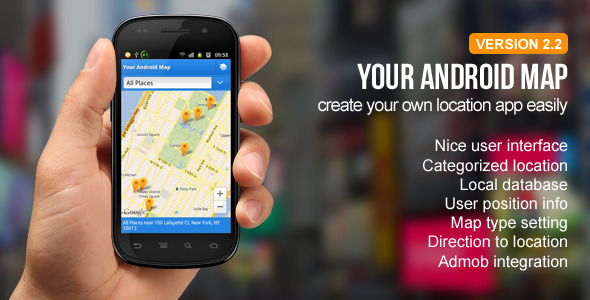 Your Android Map - CodeCanyon Item for Sale