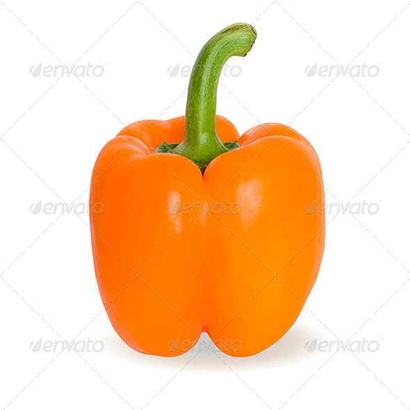 Orange Pepper or Paprika Orange Pepper or Paprika