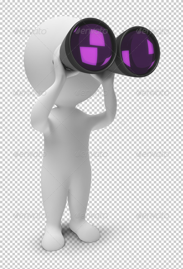 3D small people binoculars 3D small people binoculars
