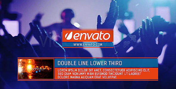 Sliding Lines Lower Third Sliding Lines Lower Third