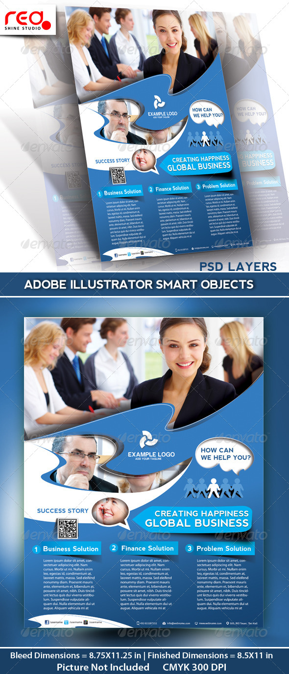 Business Promotion Flyer/Poster & Magazine Template