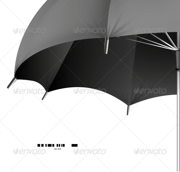 Vector Umbrella Protection Concept Vector Umbrella Protection Concept