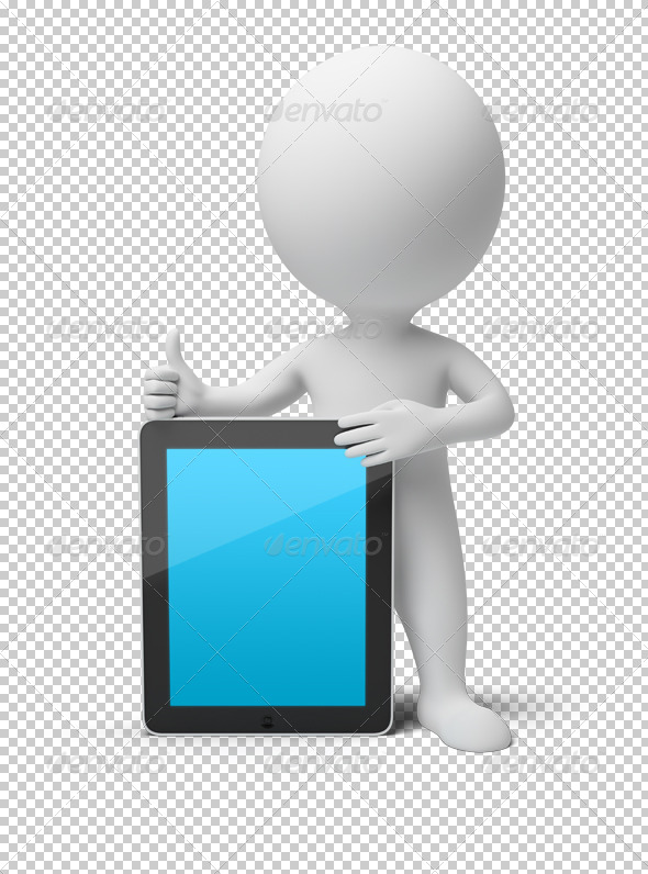 3D small people tablet PC 3D small people tablet PC