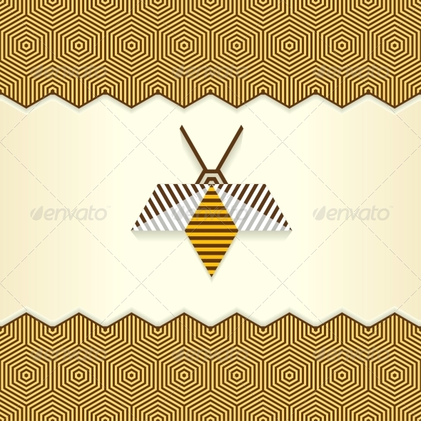 Abstract Geometrical Bee Abstract Geometrical Bee