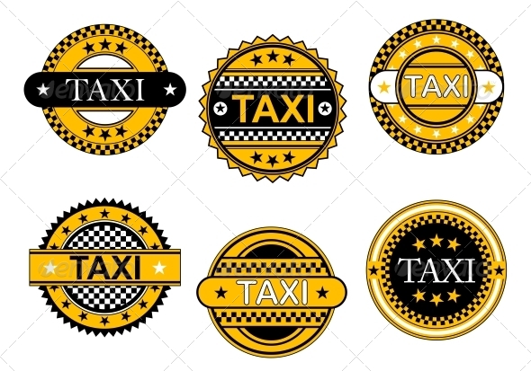 Taxi Service Emblems and Signs Taxi Service Emblems and Signs