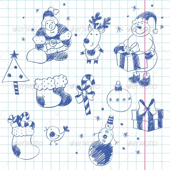Cute Christmas Doodles Cute Christmas Doodles