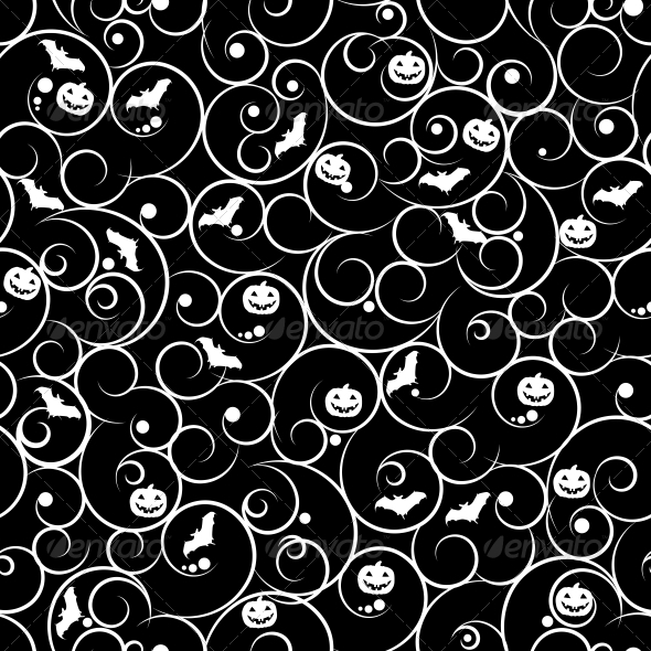 Halloween Seamless Pattern Background Halloween Seamless Pattern Background