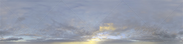 Skydome HDRI - Sunset Clouds IV - 3DOcean Item for Sale