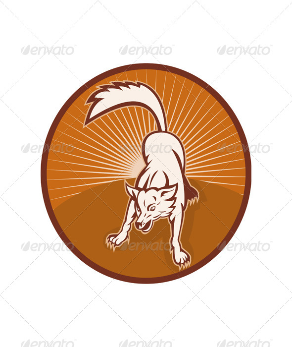 Wild Dog Wolf Retro Wild Dog Wolf Retro