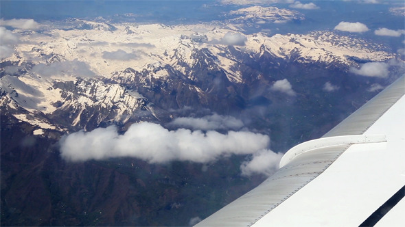 Alps From the Plane Window Alps From the Plane Window