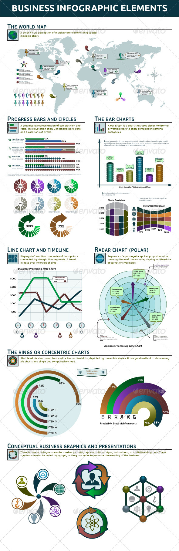GraphicRiver Business Infographic Elements 4919507 GraphicRiver Business Infographic Elements 4919507