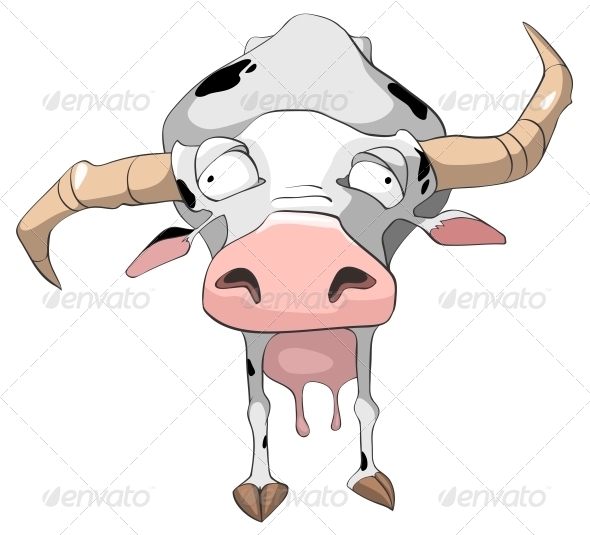 Cartoon Character Cow Cartoon Character Cow
