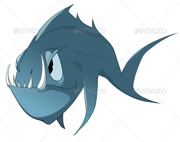 Cartoon Character Fish Cartoon Character Fish