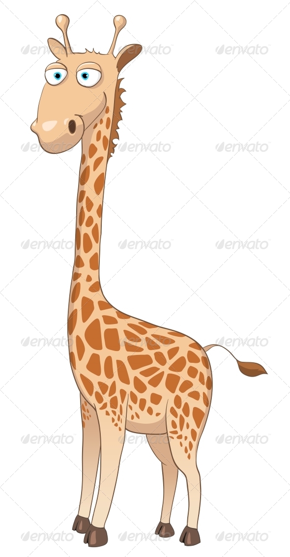Cartoon Character Giraffe Cartoon Character Giraffe