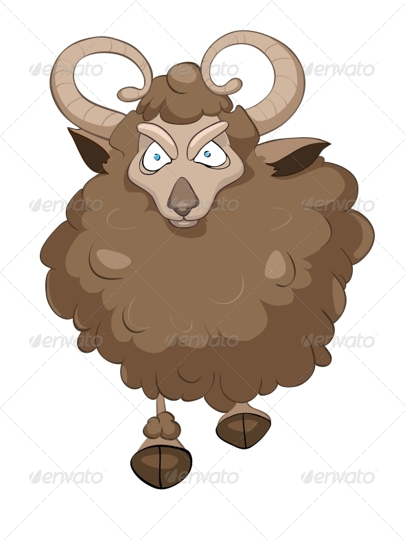 Cartoon Character Goat Cartoon Character Goat