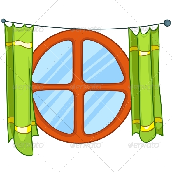 Cartoon Home Window Cartoon Home Window