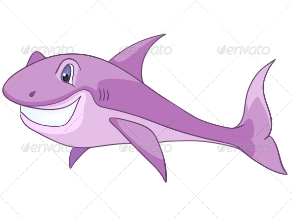 Cartoon Character Shark Cartoon Character Shark