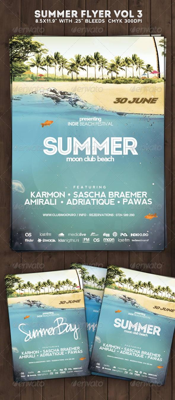 Summer Flyer Poster Vol 3 - Clubs & Parties Events