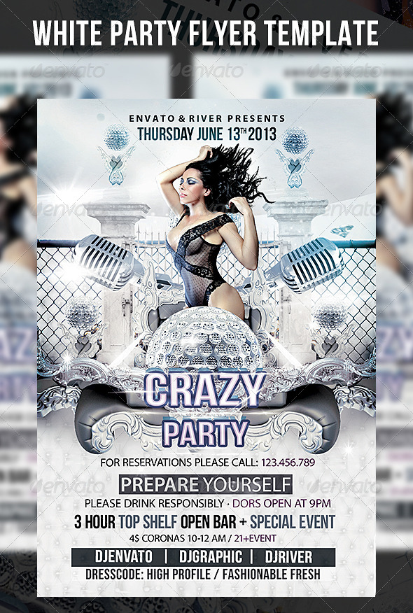 Deluxe White Flyer Template Deluxe White Flyer Template