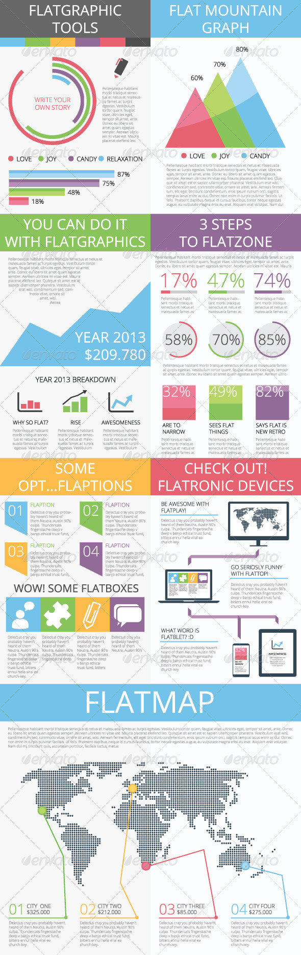 GraphicRiver Flatgraphics infographic tools 4996746 GraphicRiver Flatgraphics infographic tools 4996746