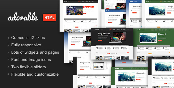 Adorable - Business Services Portfolio HTML theme