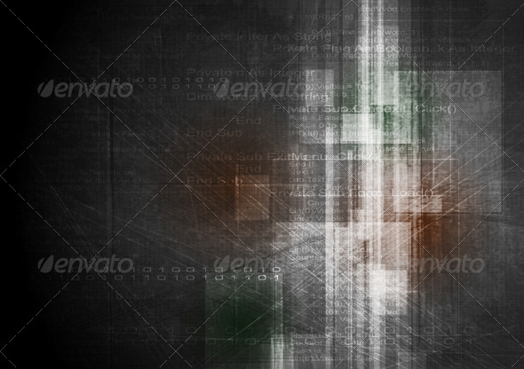 Dark Grunge Technology Design Vector Template Dark Grunge Technology Design Vector Template